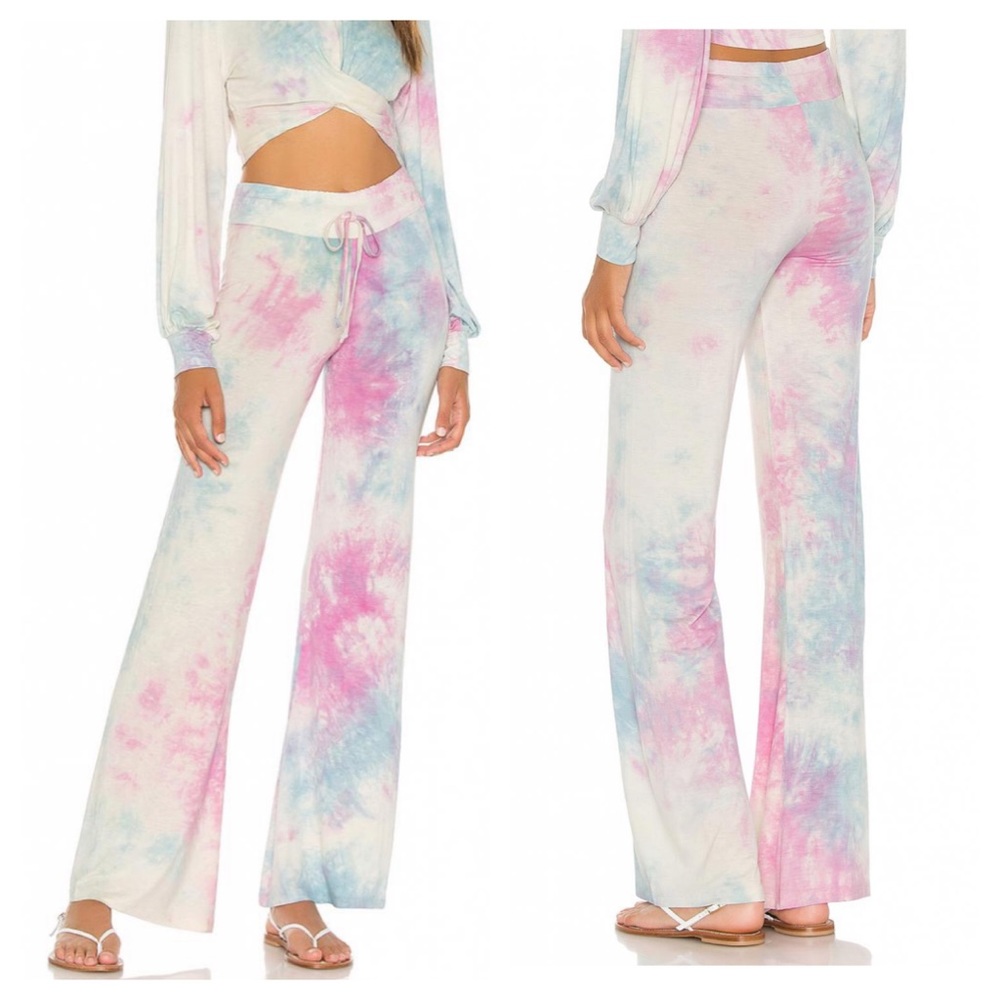 Beach Riot Lounge Pant Tie Dye Pastel - Picture 1 of 7
